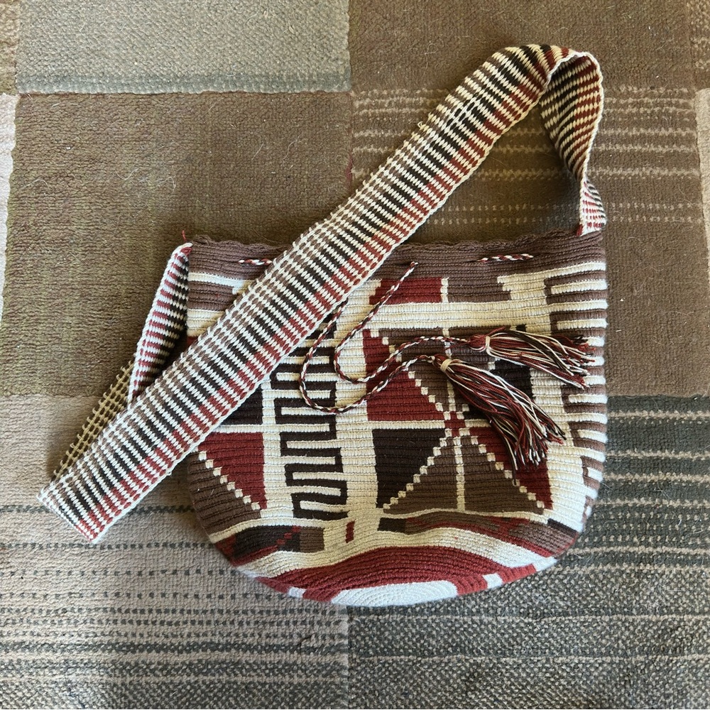 Handcrafted Multicolor Woven Shoulder Bag